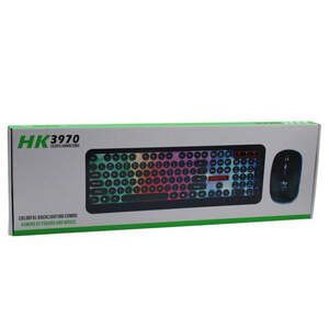 Комплект проводная клавиатура и мышка с LED подсветкой UKC HK-3970
